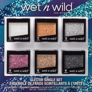 Wet N Wild Glitter Single Set - 6 Piece - New in Box